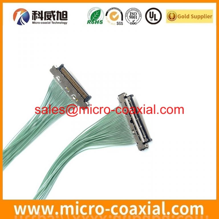 custom I-PEX 20503 fine micro coaxial cable assembly I-PEX 20455-050E-99 eDP LVDS cable Assemblies provider