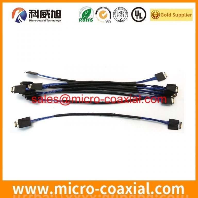 Custom FISE20C00119185-RK MCX cable assembly USLS00-20-A eDP LVDS cable assemblies Manufactory
