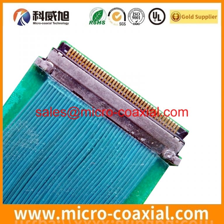 customized I-PEX 2766-0201 fine pitch cable assembly FISE20C00109482-RK eDP LVDS cable Assemblies Provider