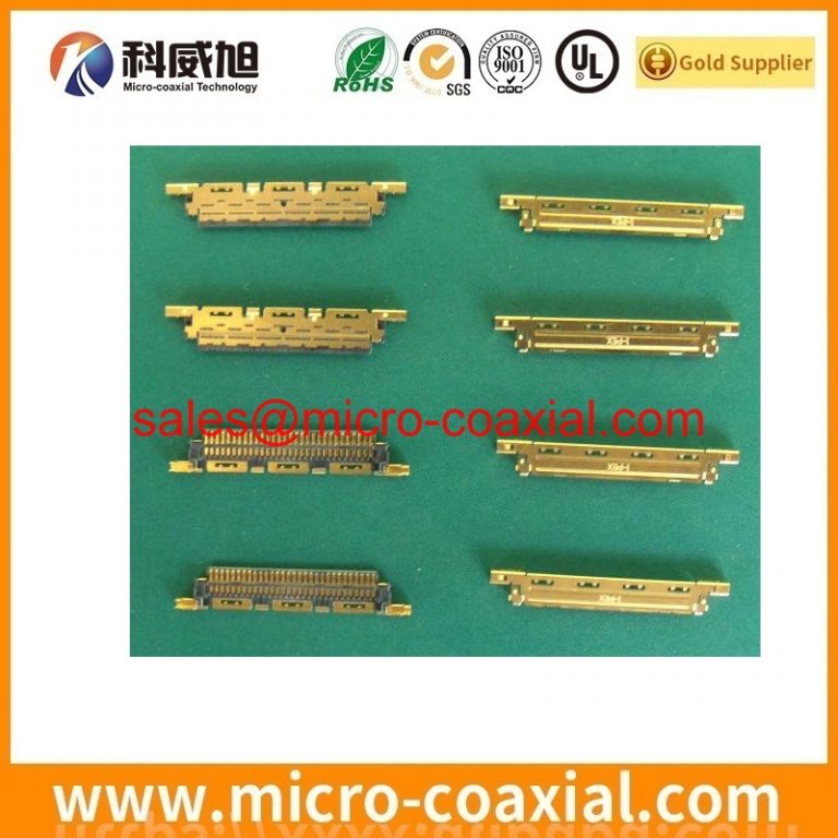 Custom 2023348-3 micro wire cable assembly DF56C-50S-0.3V(51) eDP LVDS cable assemblies Supplier