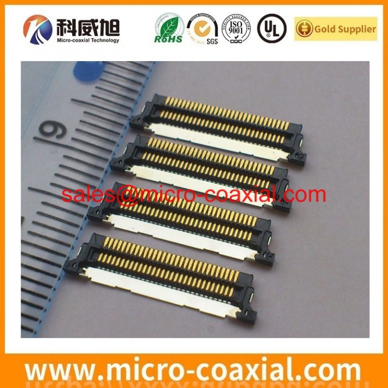 Manufactured SSL00-40S-1000 micro-miniature coaxial cable assembly I-PEX 20848 eDP LVDS cable assemblies provider