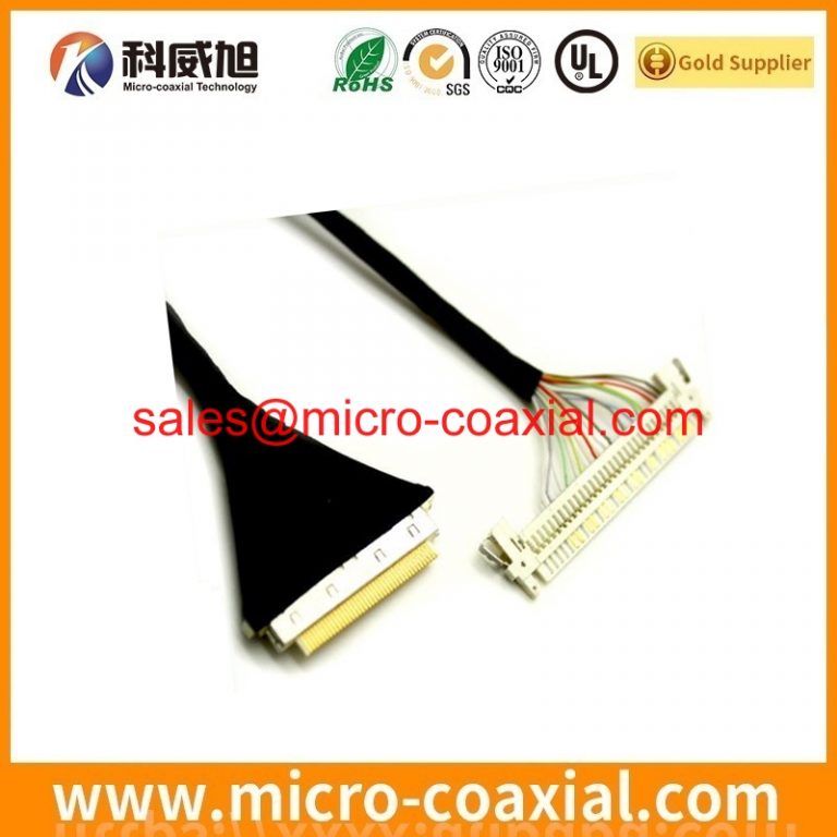Custom JF08R0R051040UA micro wire cable assembly I-PEX 1968-0502 LVDS eDP cable assembly Provider