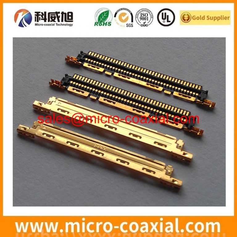 Custom DF56-50P-SHL fine pitch connector cable assembly I-PEX 2496-030 LVDS cable eDP cable assembly provider