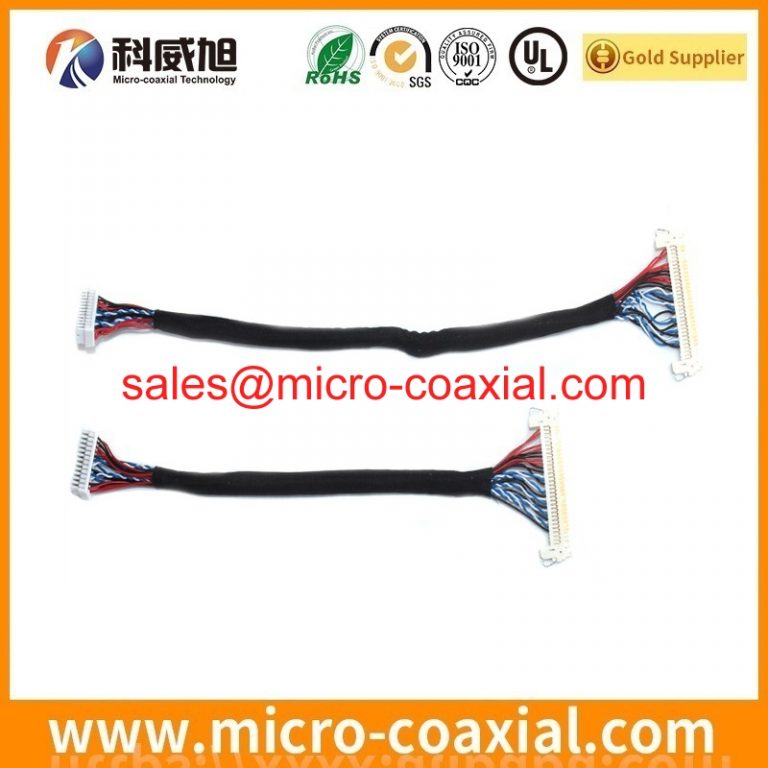 Custom FI-JW40C-SH1-9000 MCX cable assembly FI-RE51VL-CSH-3000 eDP LVDS cable assemblies Manufactory