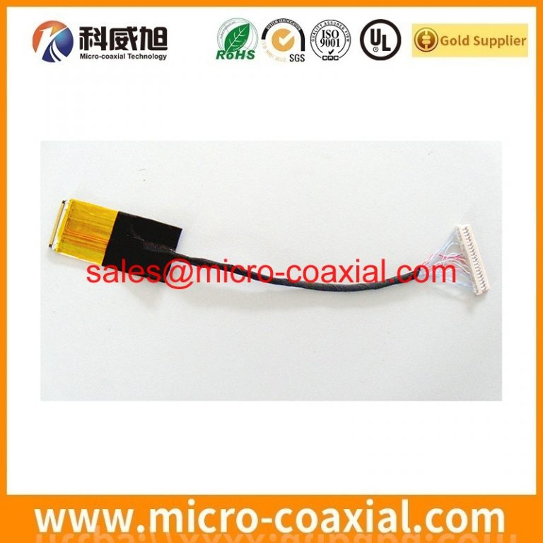 Manufactured I-PEX 2576-120-00 micro-miniature coaxial cable assembly I-PEX 20847-040T-01 LVDS eDP cable assemblies provider