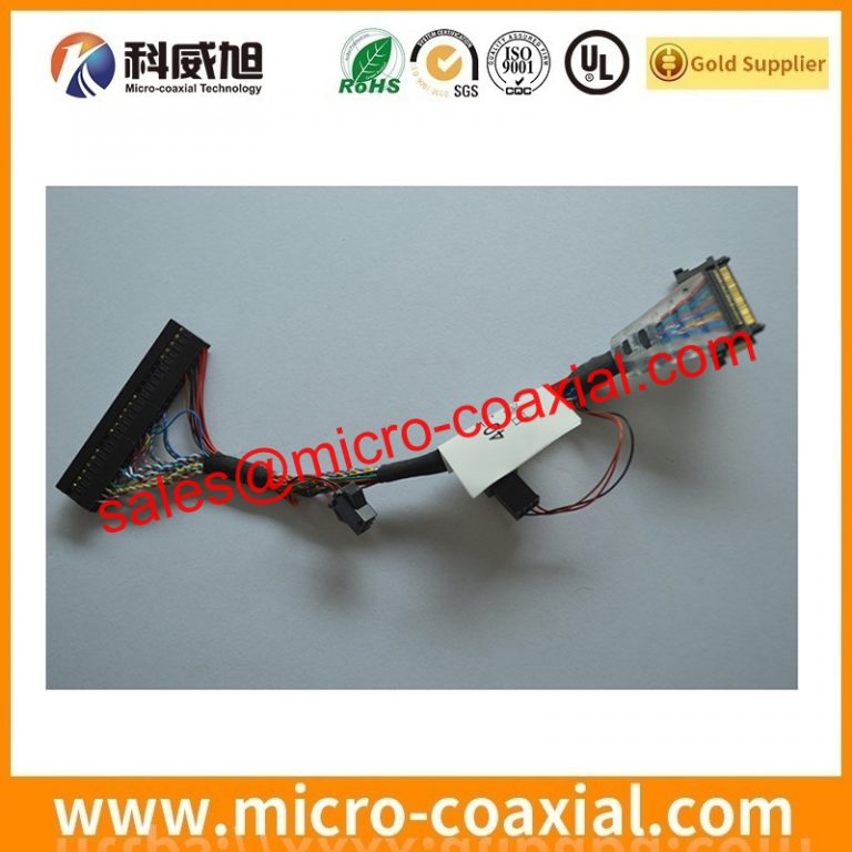 custom I-PEX 2453-0511 board-to-fine coaxial cable assembly DF80D-40P-0.5SD(51) LVDS cable eDP cable assembly Factory
