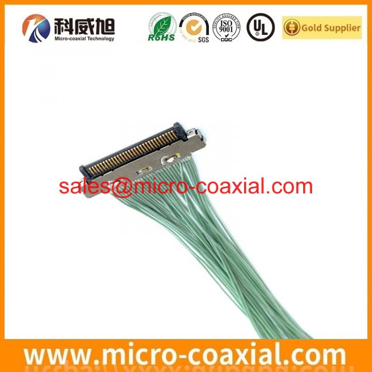 Custom I-PEX 20454-340T fine pitch connector cable assembly DF36-15P-SHL LVDS eDP cable assemblies Factory