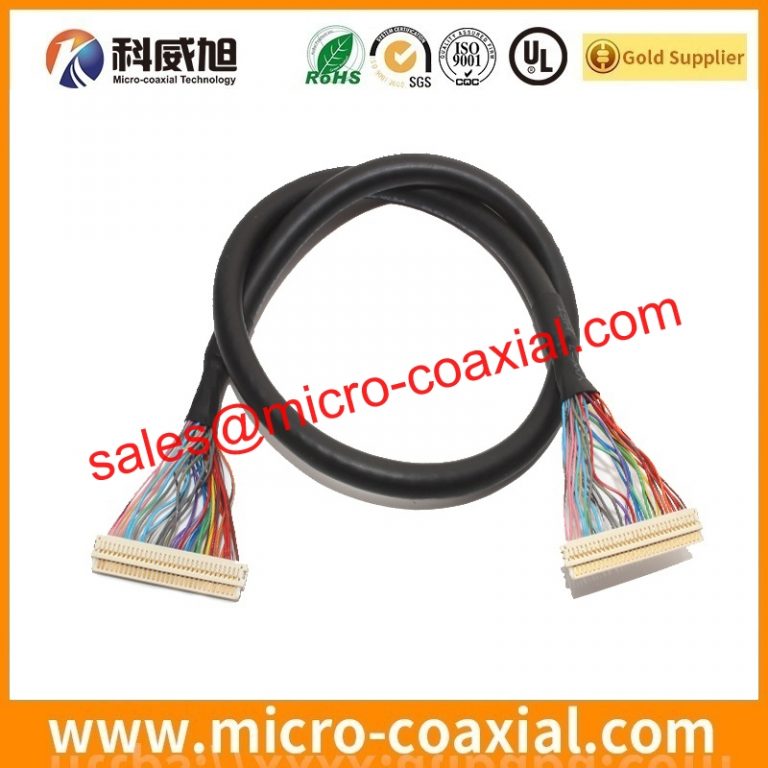 Custom DF56C-50S-0.3V(51) fine pitch harness cable assembly DF81-30P-SHL(52) LVDS cable eDP cable assemblies Manufactory
