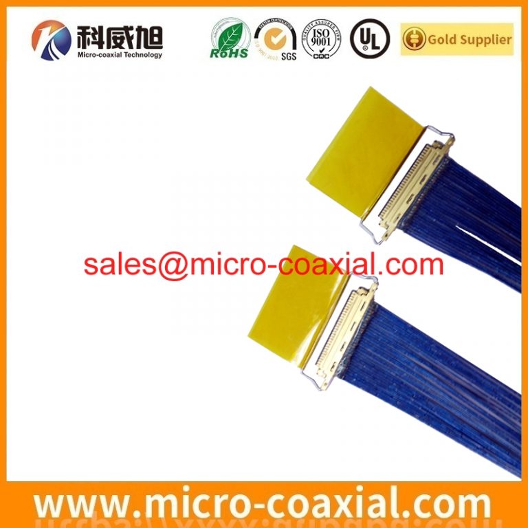 custom I-PEX 20152-020U-20F micro flex coaxial cable assembly DF36-45P-0.4SD(51) LVDS eDP cable assembly manufacturer