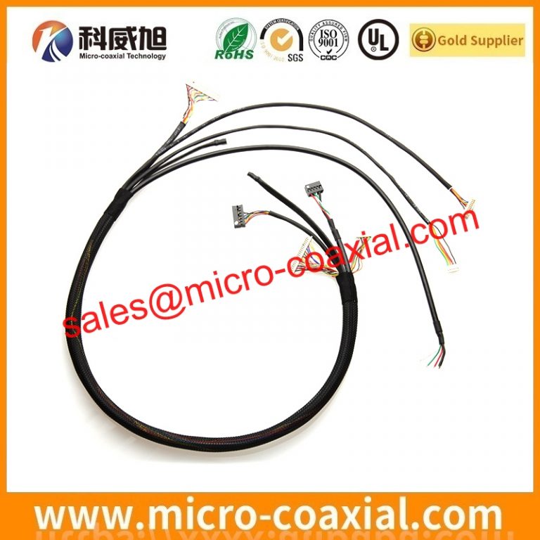 Custom LVX-A40SFYG fine micro coaxial cable assembly I-PEX 20373-020T-05 LVDS eDP cable Assemblies manufacturing plant