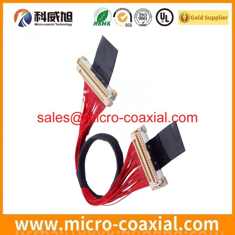 Custom I-PEX 20455-040E-99 MCX cable assembly FX16M2-41S-0.5SH LVDS cable eDP cable Assembly supplier