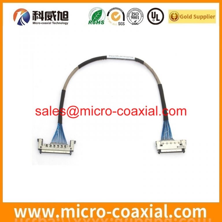 customized I-PEX 20153-040U-F Micro Coaxial cable assembly FI-S15P-HFE eDP LVDS cable Assembly Manufactory