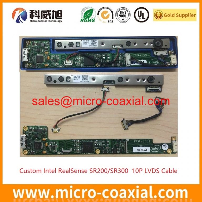 custom HD1P040-CSH1-10000 Fine Micro Coax cable assembly I-PEX 20777-030T-01 LVDS cable eDP cable Assemblies manufacturer