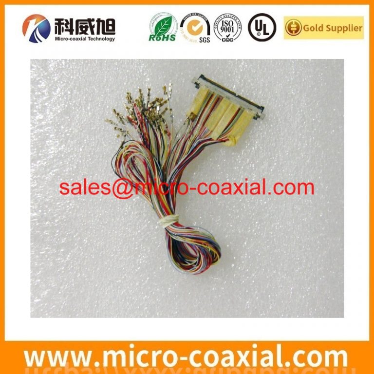 custom I-PEX 20345-010T-32R micro wire cable assembly I-PEX 3400 eDP LVDS cable assemblies vendor