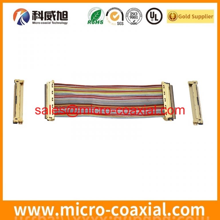 Custom DF80-40S-0.5V(51) micro coaxial cable assembly FX16S-41S-0.5SH LVDS cable eDP cable assembly factory