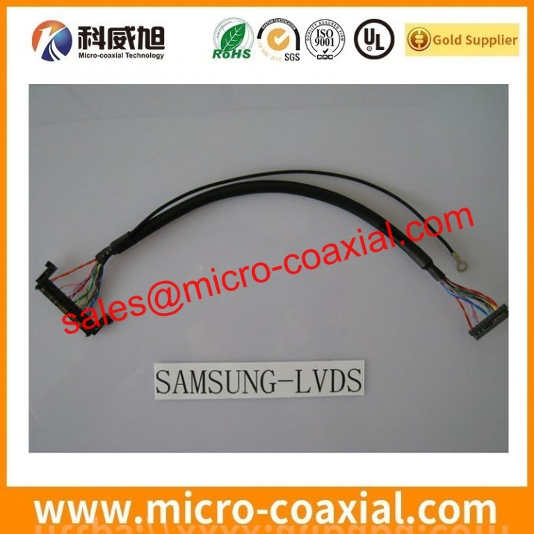 Manufactured I-PEX 20633-360T-01S micro coax cable assembly I-PEX 3298 LVDS eDP cable Assemblies factory