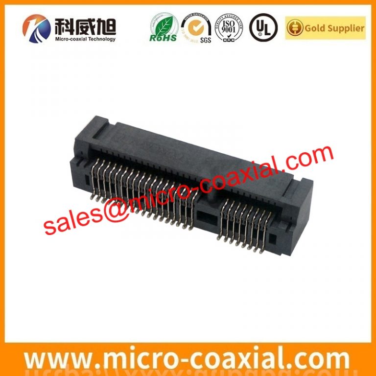 custom SSL00-40L3-0500 micro coax cable assembly I-PEX 20634-212T-02 LVDS eDP cable assemblies Vendor