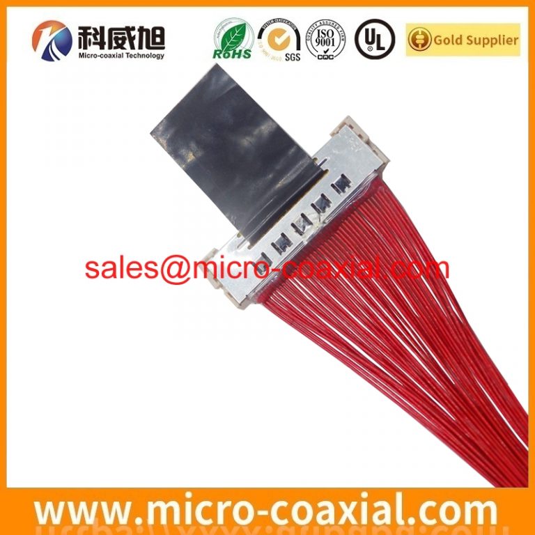 Custom FX16-51P-0.5SD fine pitch connector cable assembly I-PEX 20389 LVDS eDP cable Assemblies manufacturing plant