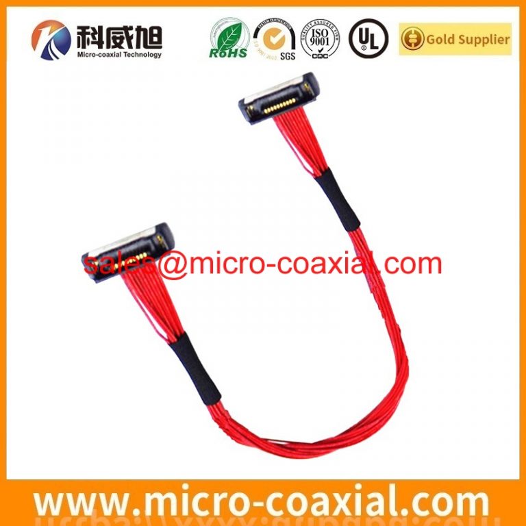 Custom FISE20C00119185 fine pitch harness cable assembly I-PEX 2764-0501-003 eDP LVDS cable Assembly factory