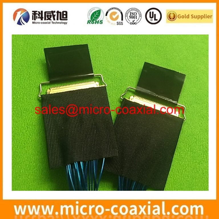 Built FI-S2P-HFE-E1500 MCX cable assembly DF36A-40S-0.4V(55) LVDS eDP cable Assembly factory