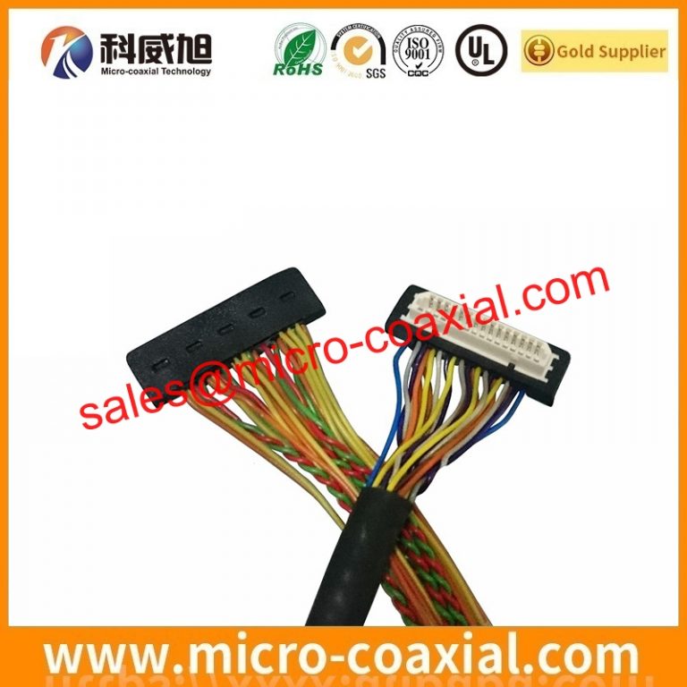 Built DF81D-40P-0.4SD(52) micro-coxial cable assembly FI-W26P-HFE-E1500 eDP LVDS cable assemblies Manufacturing plant