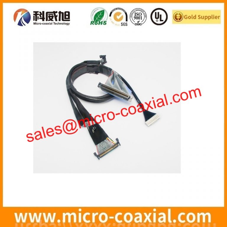 custom DF36-20P-SHL Micro Coaxial cable assembly HD1S040HA1R6000 LVDS cable eDP cable assembly manufacturer