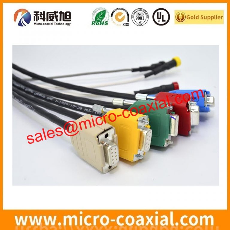 Custom FI-WE21PA1-HFE-E1500 thin coaxial cable assembly 2023517-1 LVDS cable eDP cable assembly supplier