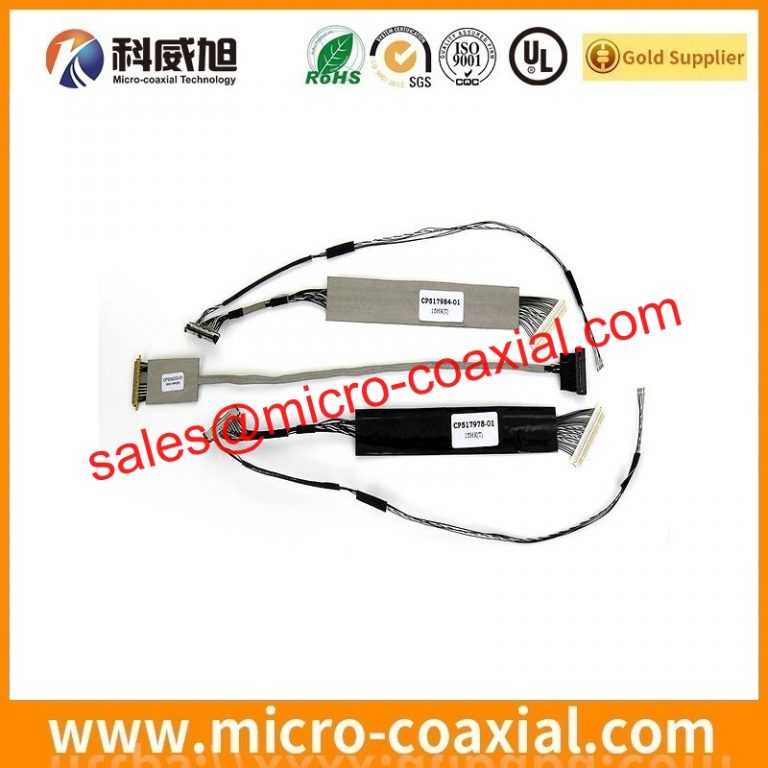 Custom TMC21-51-1 board-to-fine coaxial cable assembly XSLS00-40-C LVDS eDP cable assembly manufactory