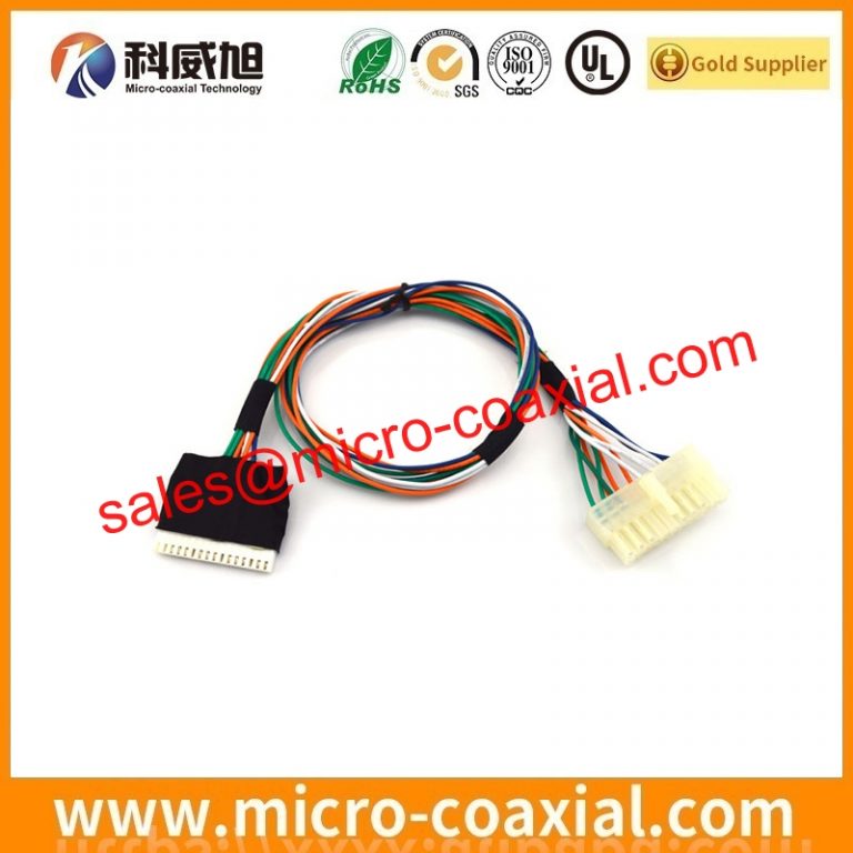 customized FISE20C00109436 micro-coxial cable assembly I-PEX 20380-R40T-16 LVDS eDP cable assembly Manufactory