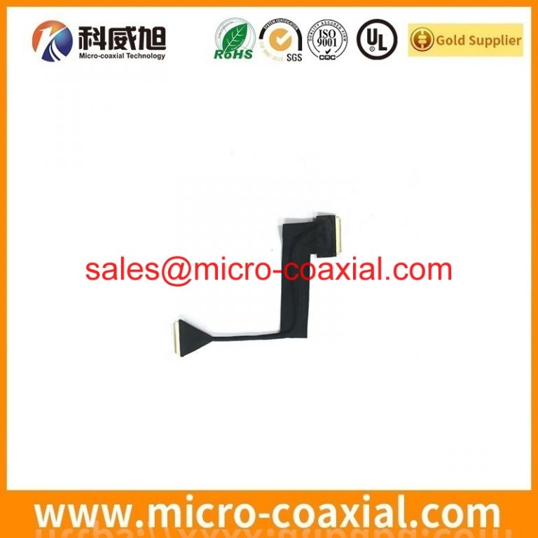 customized I-PEX 20681-050T-01 micro-miniature coaxial cable assembly I-PEX 20634-140T-02 eDP LVDS cable assemblies provider
