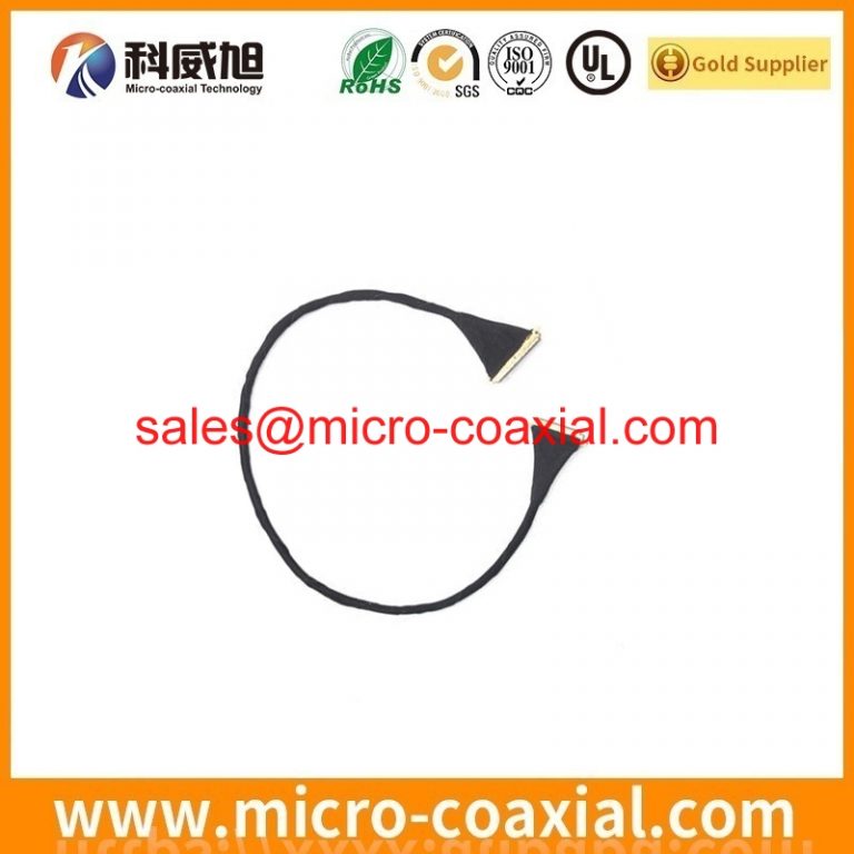 Manufactured DF81-50P-SHL(52) micro-coxial cable assembly LVC-C40LPMSG eDP LVDS cable Assemblies vendor