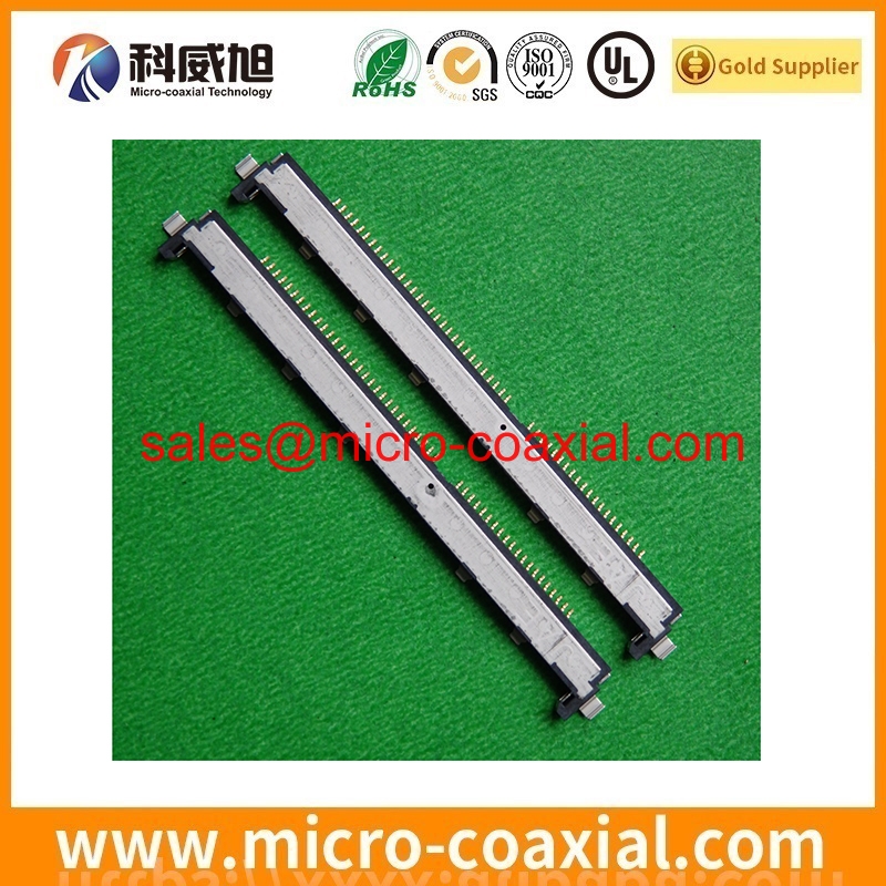Custom I PEX 1968 micro flex coaxial cable I PEX 20437 050T 01 Display cable Assemblies factory 4