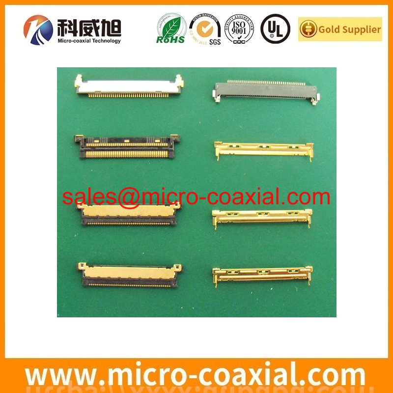 Custom I PEX 20152 020U 20F micro miniature coaxial cable I PEX 20153 040U F lcd cable Assemblies factory 1