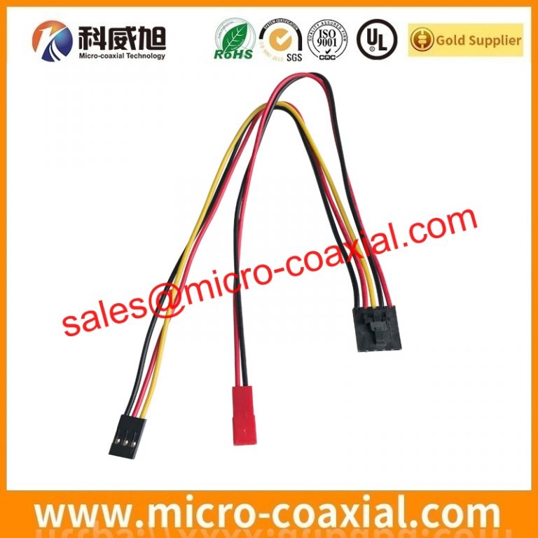 Custom I-PEX 20386 Fine Micro Coax cable assembly USLS00-34-C eDP LVDS cable assemblies manufactory
