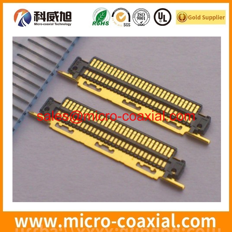 Custom I-PEX 20347-340E-12R fine micro coax cable I-PEX 20199-020U-F LCD cable Assemblies provider