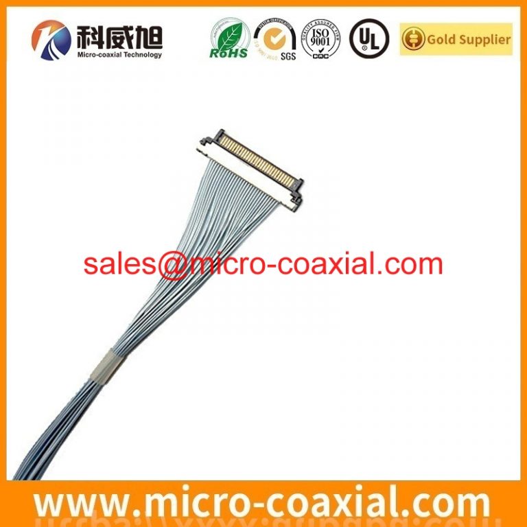 Custom DF81D-50P-0.4SD(51) board-to-fine coaxial cable assembly I-PEX 20505-044E-01G eDP LVDS cable Assembly vendor
