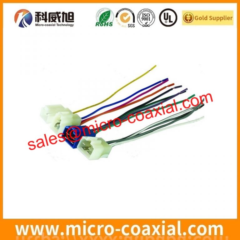 Manufactured I-PEX 20525-220E-02 micro-coxial cable assembly DF56-30P-0.3SD(51) eDP LVDS cable Assemblies Provider