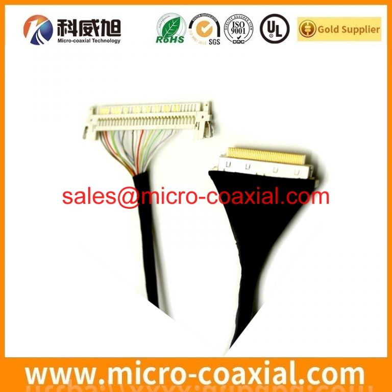 custom I-PEX CABLINE-SS Fine Micro Coax cable assembly I-PEX 2453-0211 eDP LVDS cable Assemblies manufactory