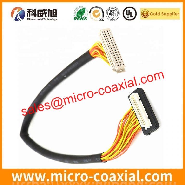 Custom I-PEX 20323-040E-12 board-to-fine coaxial cable assembly I-PEX 20474-030E-12 eDP LVDS cable Assembly provider