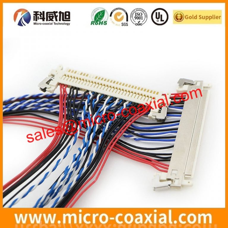 Custom I-PEX 20326-010T-02 fine wire cable assembly I-PEX 20473-040T-10 eDP LVDS cable assembly Supplier