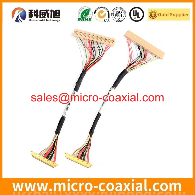 Custom I PEX 20633 310T 01S Micro Coaxial cable I PEX 2574 1203 screen cable assemblies manufactory 1
