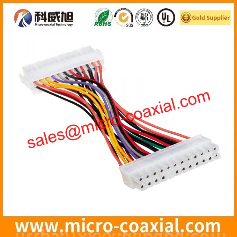 custom FI-RE41CL-SH2-3000 fine-wire coaxial cable assembly I-PEX 20143-020E-20F LVDS eDP cable Assemblies Supplier