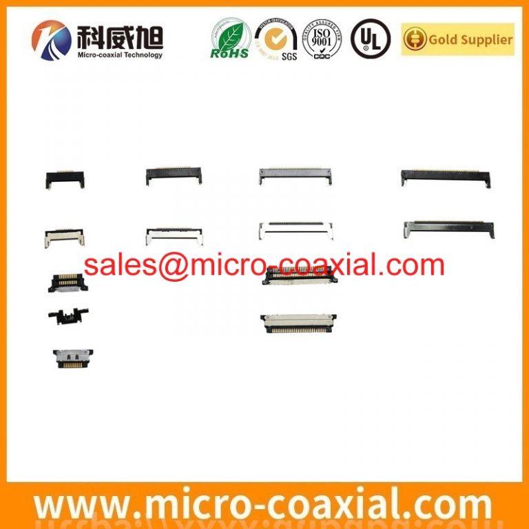 custom SSL00-30S-1500 micro-miniature coaxial cable assembly I-PEX 1866-410T LVDS cable eDP cable assemblies manufactory