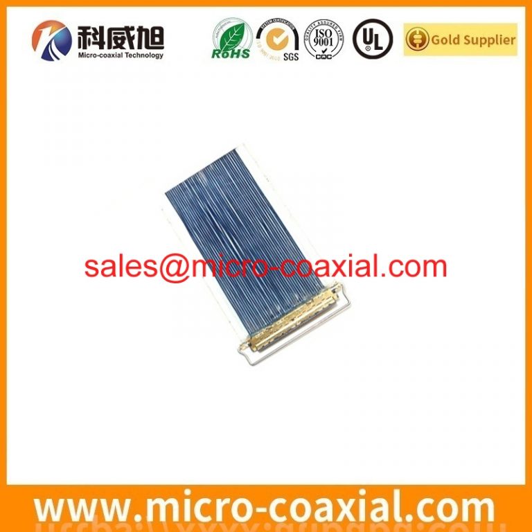 custom I-PEX 20423-H51E Micro-Coax cable assembly DF80-40P-0.5SD(51) eDP LVDS cable Assembly factory