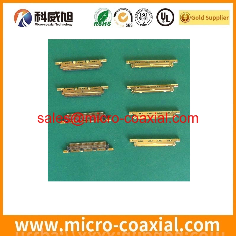 Custom I PEX 20847 030T 01 micro coaxial connector cable I PEX 20347 325E 12R Mini LVDS cable assembly manufactory 4