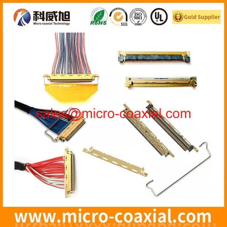 Built FI-RC3-1A-1E-15000R fine micro coax cable assembly I-PEX 20455-030E-99 LVDS cable eDP cable Assemblies Vendor