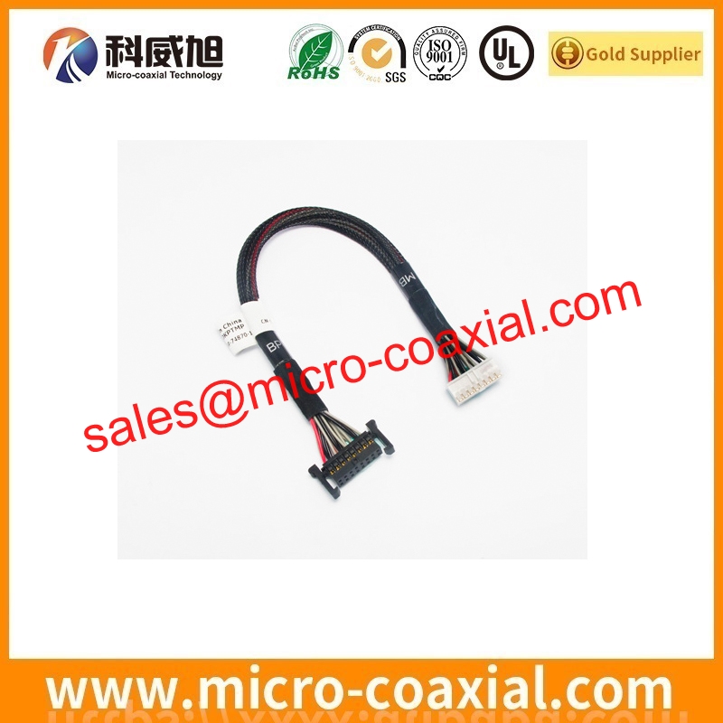 Custom I-PEX 2496-030 micro coax cable I-PEX 20505-044E-01G Panel cable assemblies Vendor