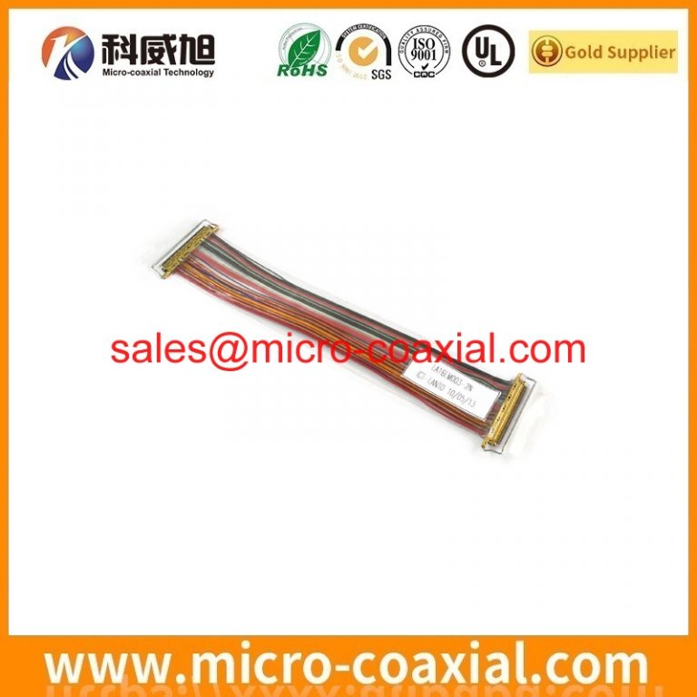 Custom I-PEX 20152-040U-20F micro coaxial connector cable assembly FI-JW40C-C-R3000 LVDS eDP cable Assembly Supplier