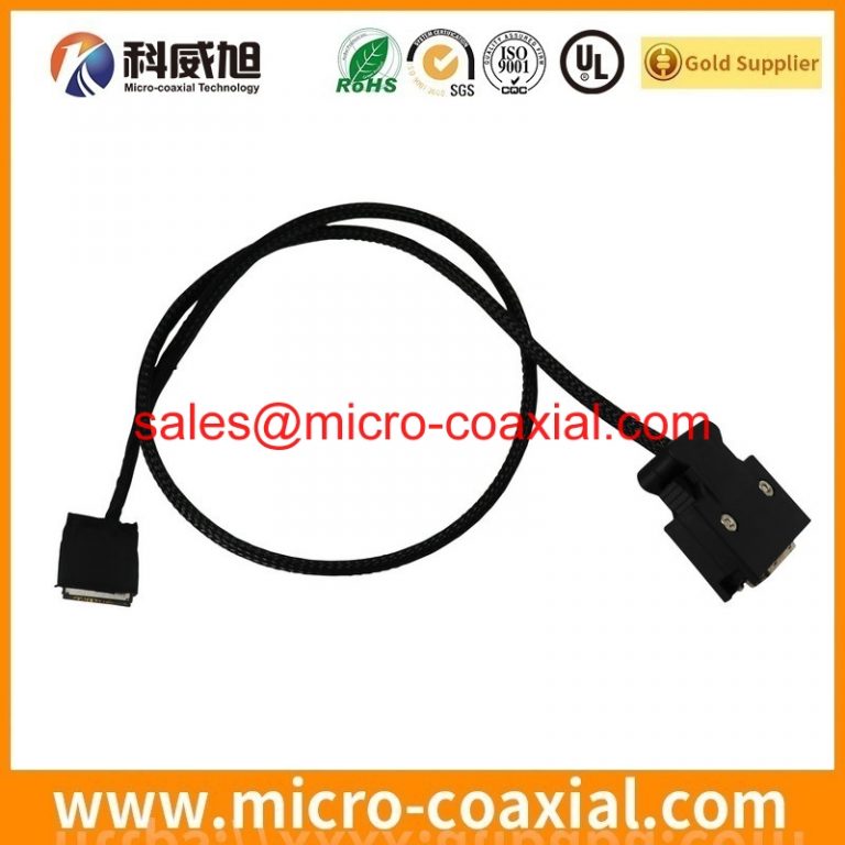 Manufactured FX16-21P-GNDL thin coaxial cable assembly I-PEX 20503-044T-01F eDP LVDS cable assembly supplier