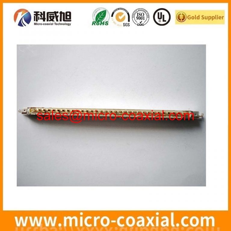 customized DF36-40P-0.4SD(55) micro-coxial cable assembly I-PEX 20380-R10T-06 eDP LVDS cable assembly supplier
